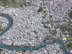 Rome - 3D City Model Model 3D