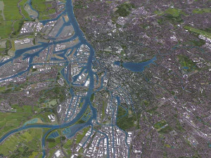 Hamburg - 3D City Model 3D Model