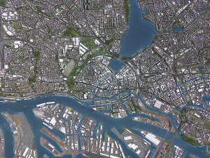Hamburg - 3D City Model 3D Model