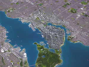 Vancouver - 3D City Model 3D Model