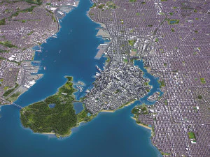 Vancouver - 3D City Model 3D Model