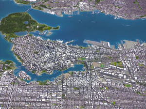 Vancouver - 3D City Model 3D Model
