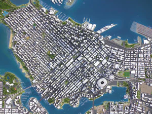 Vancouver - 3D City Model 3D Model