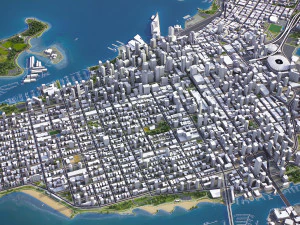 Vancouver - 3D City Model 3D Model
