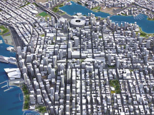 Vancouver - 3D City Model 3D Model