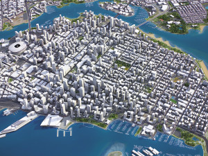 Vancouver - 3D City Model 3D 모델