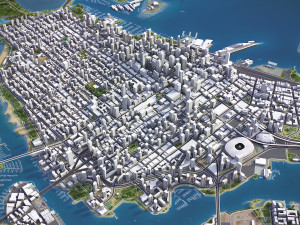 Vancouver - 3D City Model 3D 모델
