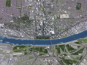 St Louis - 3D City Model 3D Model