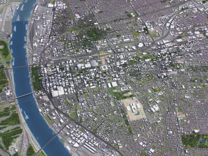 St Louis - 3D City Model 3D Model
