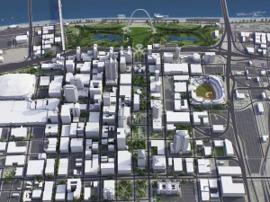 St Louis - 3D City Model 3D Model