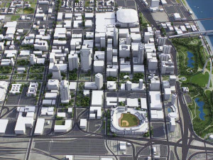 St Louis - 3D City Model 3D Model