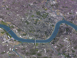 Shanghai - 3D City Model 3D Model