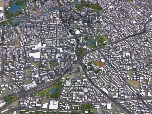 Shanghai - 3D City Model Modello 3D