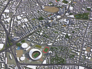 Shanghai - 3D City Model Modello 3D