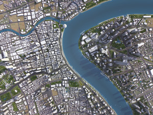 Shanghai - 3D City Model Modello 3D