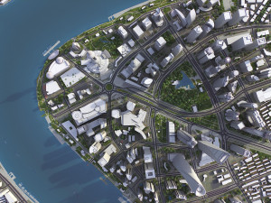Shanghai - 3D City Model Modello 3D