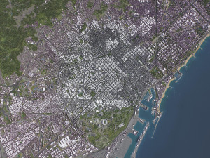 Barcelona - 3D City Model Modello 3D