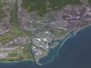 Barcelona - 3D City Model Modello 3D