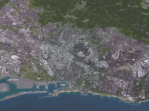 Barcelona - 3D City Model Modello 3D