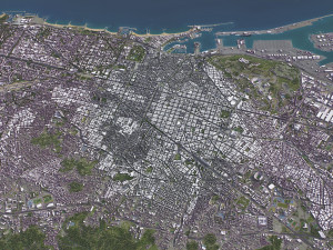 Barcelona - 3D City Model Modello 3D