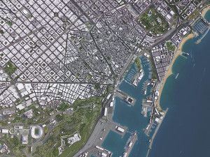 Barcelona - 3D City Model Modello 3D