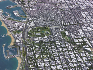 Barcelona - 3D City Model Modello 3D