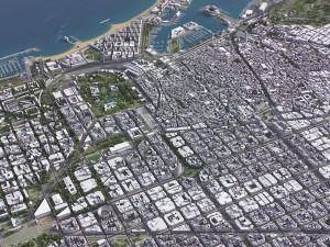 Barcelona - 3D City Model Modello 3D
