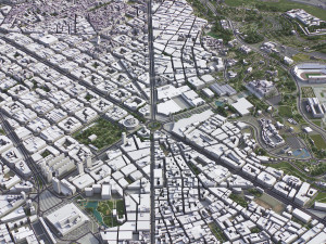 Barcelona - 3D City Model Modello 3D