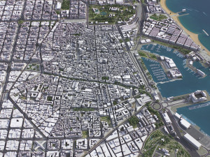 Barcelona - 3D City Model Modello 3D