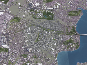 Istanbul - 3D City Model Modelo 3D