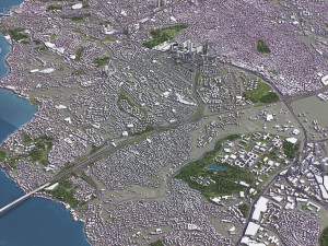 Istanbul - 3D City Model Modelo 3D