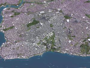 Istanbul - 3D City Model Modelo 3D