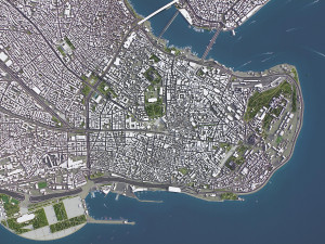 Istanbul - 3D City Model Modelo 3D