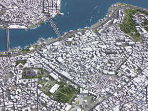 Istanbul - 3D City Model Modelo 3D