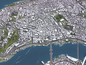 Istanbul - 3D City Model Modelo 3D
