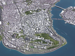 Istanbul - 3D City Model Modelo 3D