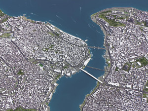 Istanbul - 3D City Model Modelo 3D