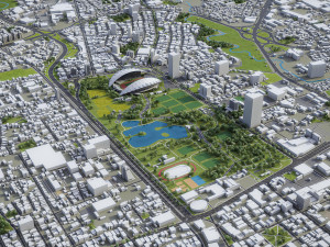 San Jose - 3D City Model 3D Model