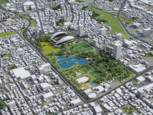 San Jose - 3D City Model 3D Model