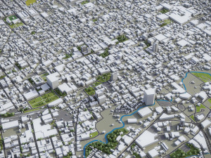 San Jose - 3D City Model 3D Model