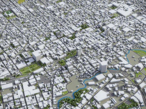San Jose - 3D City Model 3D Model