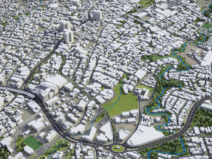 San Jose - 3D City Model 3D Model