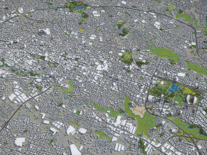 San Jose - 3D City Model 3D Model