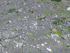 San Jose - 3D City Model 3D Model