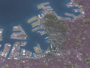 Yokohama - 3D City Model 3D Model