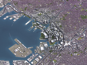 Yokohama - 3D City Model 3D Модель