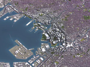 Yokohama - 3D City Model 3D Model