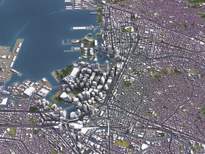 Yokohama - 3D City Model 3D Модель