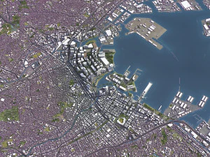 Yokohama - 3D City Model 3D Model