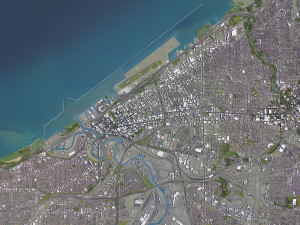 Cleveland - 3D City Model 3D Model